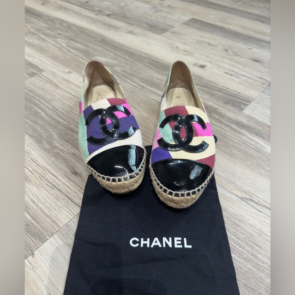 Chanel Multicolor Espadrilles size 38